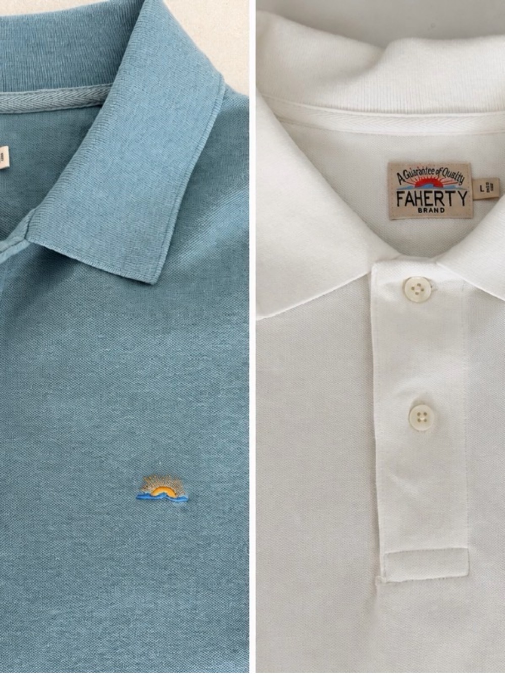 SET OF 2! Faherty Men’s Polo Shirts